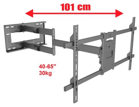 101cm Długi narożny uchwyt do telewizora TV 40-65" 30kg wieszak TV VX-407 101cm Długi narożny uchwyt do telewizora TV 40-65" 30kg wieszak TV VX-407