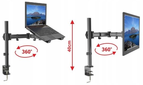 2w1 Biurkowy uchwyt do Monitora lub Laptopa VX-08A 2w1 Biurkowy uchwyt do Monitora lub Laptopa VX-08A