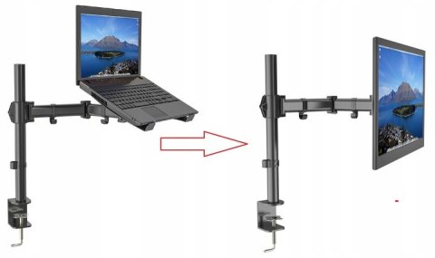 2w1 Biurkowy uchwyt do Monitora lub Laptopa VX-08A 2w1 Biurkowy uchwyt do Monitora lub Laptopa VX-08A