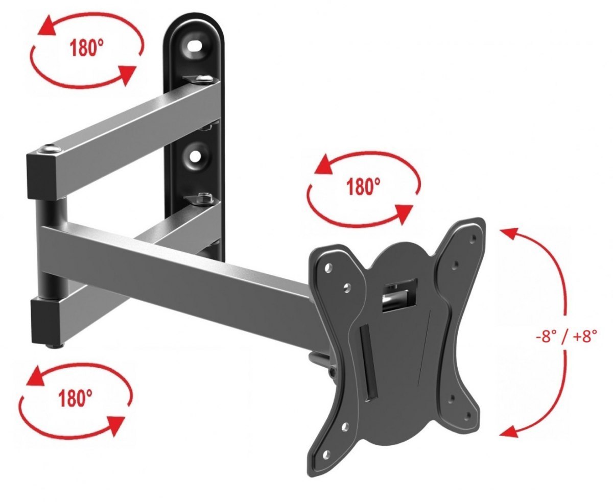Długi 60cm uchwyt do monitora 10-32" VX-406 Długi 60cm uchwyt do monitora 10-32" VX-406