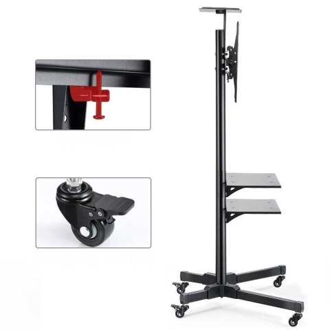 Mobilny Stojak TV Stand do Telewizora LCD LED KART-22 Mobilny Stojak TV Stand do Telewizora LCD LED KART-22