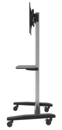 Mobilny aluminiowy stojak TV wózek do telewizora 32-70" 50kg KART-6