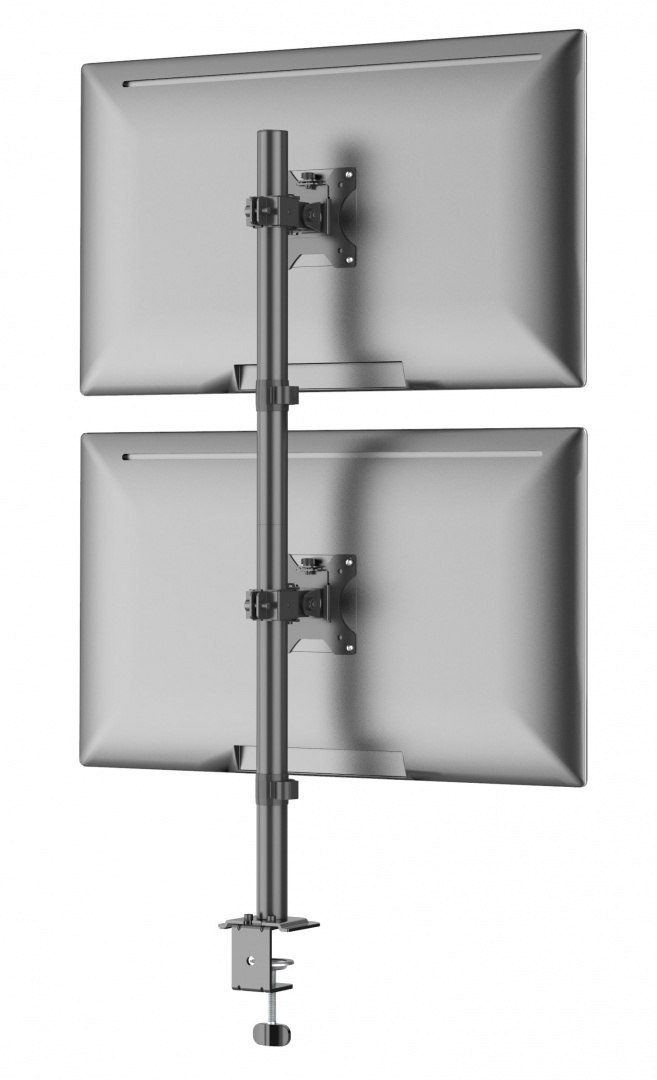 Wysoki 81cm Biurkowy Uchwyt na dwa monitory 13-32 VX-33