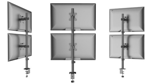 Wysoki 81cm Biurkowy Uchwyt na dwa monitory 13-32 VX-33 Wysoki 81cm Biurkowy Uchwyt na dwa monitory 13-32 VX-33