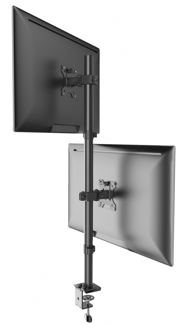 Wysoki 81cm Biurkowy Uchwyt na dwa monitory 13-32 VX-33