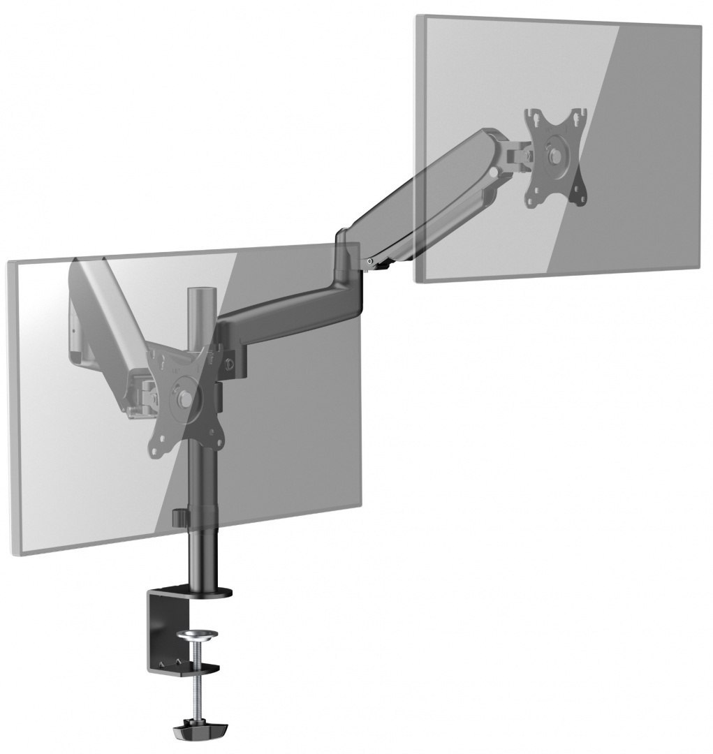 Wysoki Biurkowy Uchwyt na dwa monitory 13-32 VX-32