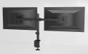 BIURKOWY OBROTOWY UCHWYT na dwa monitory 10-27" VX-172