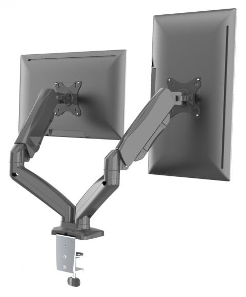 Biurkowy Uchwyt do laptopa i monitora gazowy 2w1 VX-17 Biurkowy Uchwyt do laptopa i monitora gazowy 2w1 VX-17