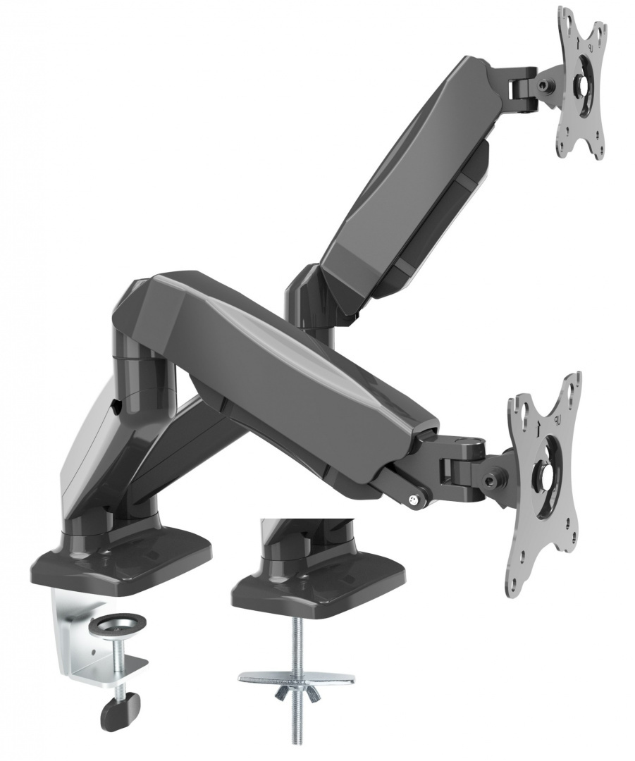 Biurkowy Uchwyt do laptopa i monitora gazowy 2w1 VX-17 Biurkowy Uchwyt do laptopa i monitora gazowy 2w1 VX-17