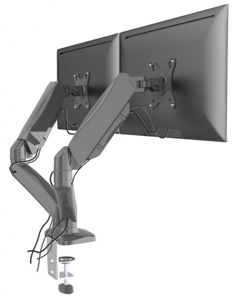 Biurkowy Uchwyt do laptopa i monitora gazowy 2w1 VX-17 Biurkowy Uchwyt do laptopa i monitora gazowy 2w1 VX-17