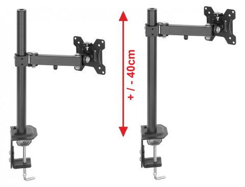 Obrotowy uchwyt do monitora LED/LCD 10-29" 8kg VX-21L Obrotowy uchwyt do monitora LED/LCD 10-29" 8kg VX-21L