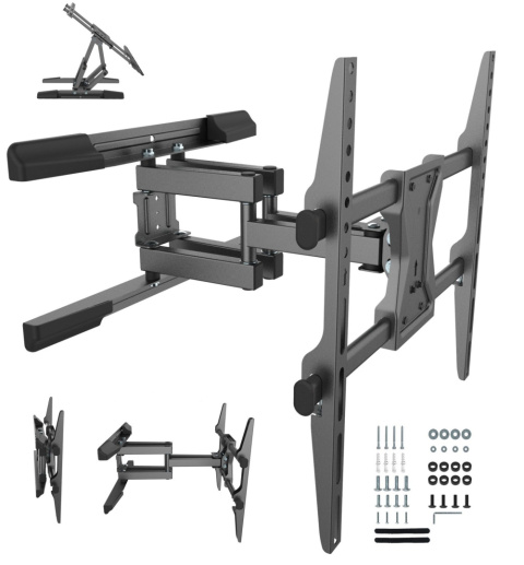 Ultra Mocny Uchwyt do Telewizora 32-80 cali Wieszak TV z maskownicami VX-645 B