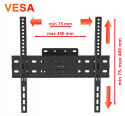 Obrotowy Uchwyt do Telewizora 25-54 cali VX-490 Uniwersalny Wieszak TV