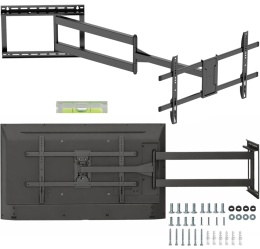 107cm Dlugie ramie Uchwyt na Telewizor 32-75 VX-531 Extra Mocny narozny