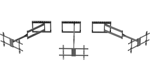 107cm Dlugie ramie Uchwyt na Telewizor 32-75 VX-531 Extra Mocny narozny