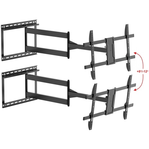107cm Dlugie ramie Uchwyt na Telewizor 32-75 VX-531 Extra Mocny narozny