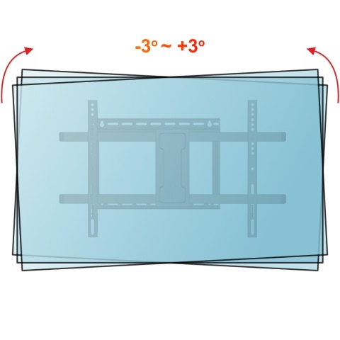107cm Dlugie ramie Uchwyt na Telewizor 32-75 VX-531 Extra Mocny narozny