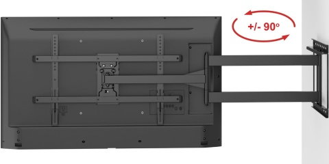 107cm Dlugie ramie Uchwyt na Telewizor 32-75 VX-531 Extra Mocny narozny