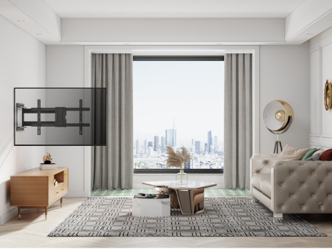 107cm Dlugie ramie Uchwyt na Telewizor 32-75 VX-531 Extra Mocny narozny