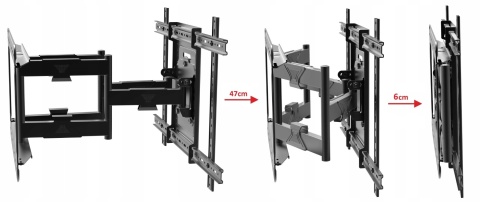 32-100" EXTRA MOCNY UCHWYT do TELEWIZORA WIESZAK TV VX-450