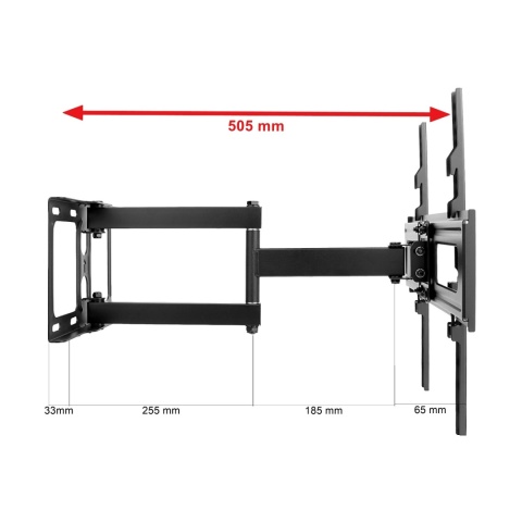 50cm Uchwyt TV Długie Ramie 26-60 cali VX-204 Wieszak na Telewizor 50cm Uchwyt TV Długie Ramie 26-60 cali VX-204 Wieszak na Telewizor
