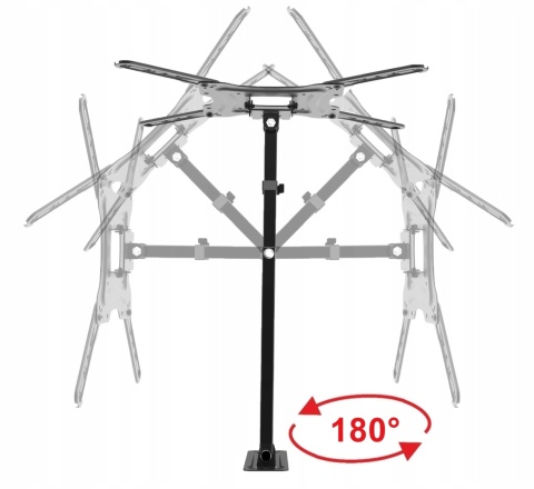 Długi 60cm 20-55" Uchwyt TV Wieszak do Telewizora MS-405 Długi 60cm 20-55" Uchwyt TV Wieszak do Telewizora MS-405