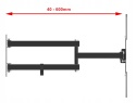 Długi 60cm 20-55" Uchwyt TV Wieszak do Telewizora MS-405