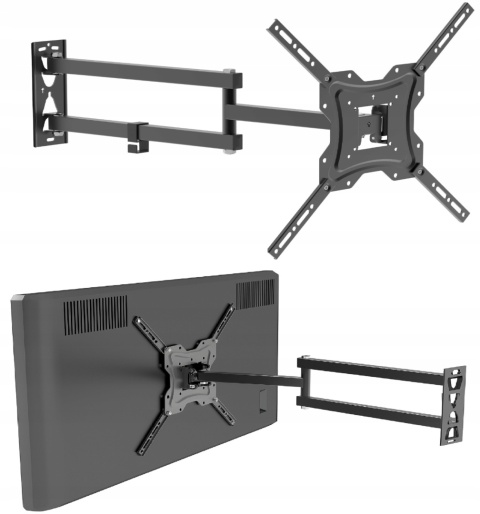 Długi 60cm 20-55" Uchwyt TV Wieszak do Telewizora MS-405