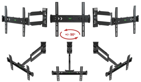 Dlugi 61cm Uchwyt do Telewizora Wieszak TV 32-60 cali narozny VX-420X