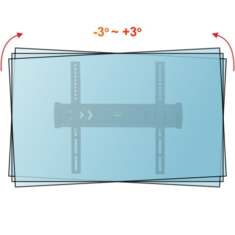 Dlugi 61cm Uchwyt do Telewizora Wieszak TV 32-60 cali narozny VX-420X