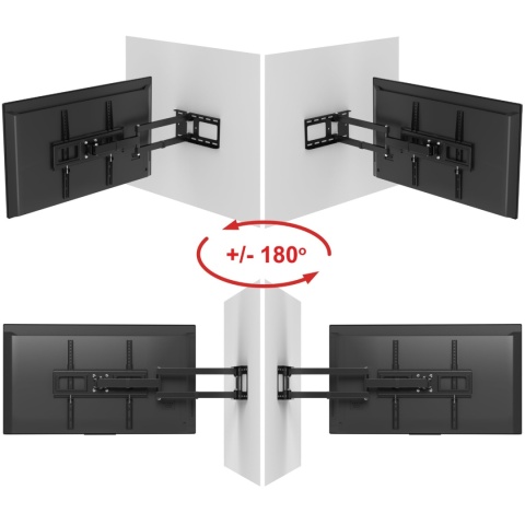 Dlugi 72cm Uchwyt do Telewizora Wieszak TV 26-60 cali VX-197 narozny uniwersalny