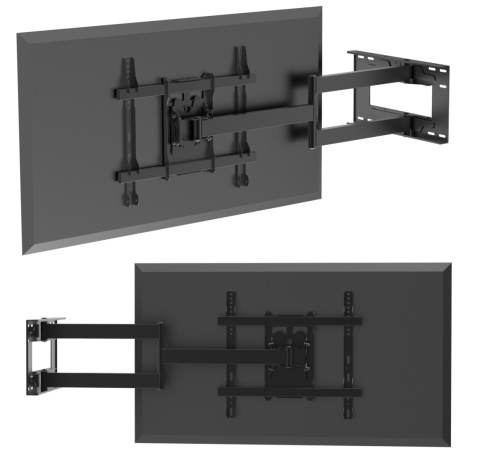 Długi 92cm uchwyt na telewizor Wieszak TV 26-65" 40kg VX-408A