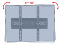 Extra Mocny Uchwyt do Telewizora 25-70 cali Wieszak TV Obrotowy