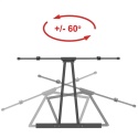 Extra Mocny Uchwyt do Telewizora 52-120 cali VX-503 Wieszak na TV 120kg długi 70cm