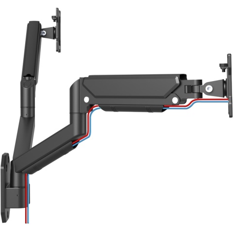 Gazowy Uchwyt ścienny na dwa Monitory TV Telewizory 13-32 cale VX-049 Uniwersalny