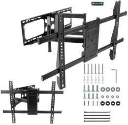 Długi 49cm Uchwyt do Telewizora Wieszak TV 32-80 cali 50kg Uniwersalny