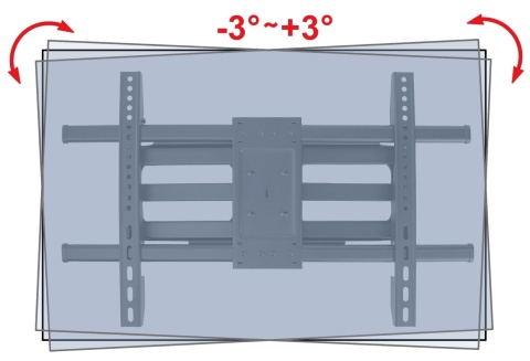Długi 49cm Uchwyt do Telewizora Wieszak TV 32-80 cali 50kg Uniwersalny Długi 49cm Uchwyt do Telewizora Wieszak TV 32-80 cali 50kg Uniwersalny