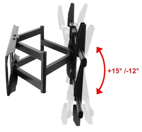 Długi 49cm Uchwyt do Telewizora Wieszak TV 32-80 cali 50kg Uniwersalny Długi 49cm Uchwyt do Telewizora Wieszak TV 32-80 cali 50kg Uniwersalny