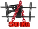 Długi 49cm Uchwyt do Telewizora Wieszak TV 32-80 cali 50kg Uniwersalny Długi 49cm Uchwyt do Telewizora Wieszak TV 32-80 cali 50kg Uniwersalny
