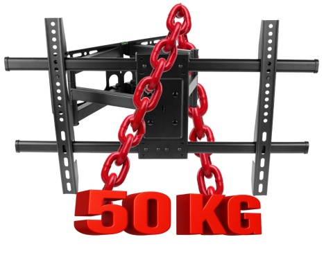 Długi 49cm Uchwyt do Telewizora Wieszak TV 32-80 cali 50kg Uniwersalny Długi 49cm Uchwyt do Telewizora Wieszak TV 32-80 cali 50kg Uniwersalny