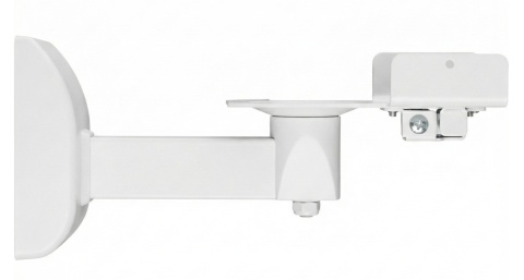 Uchwyt na głośnik ścienny Uniwersalny 2szt kolumn satelit regulowany bialy