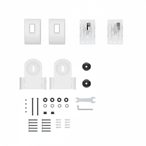 Uchwyt na głośnik ścienny Uniwersalny 2szt kolumn satelit regulowany bialy