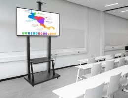 STOJAK do monitora interaktywnego 43-86 cali KART-1800A WYST mobilny