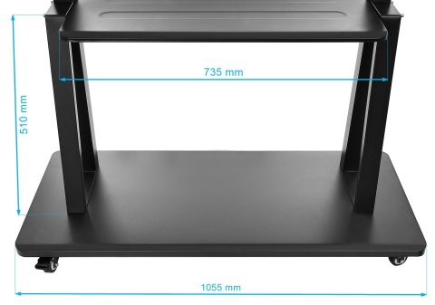 STOJAK do monitora interaktywnego 43-86 cali KART-1800A WYST mobilny