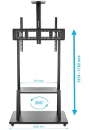 STOJAK do monitora interaktywnego 43-86 cali KART-1800A WYST mobilny