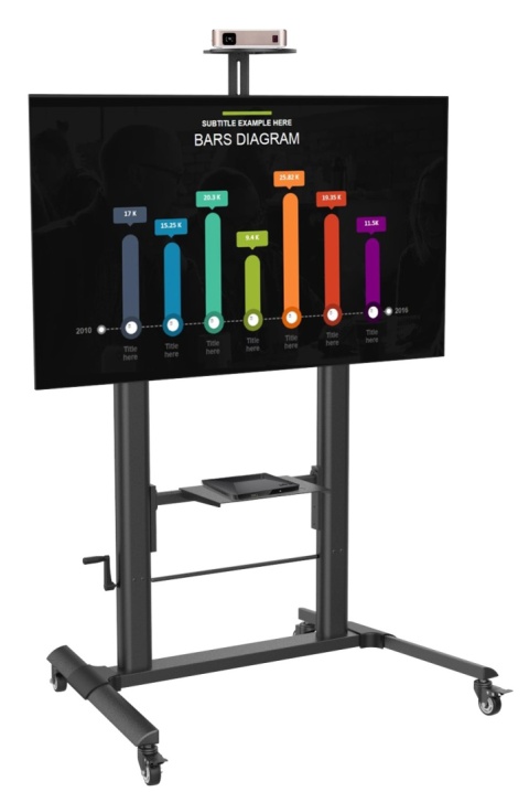 Stojak do Monitora Interaktywnego 55-110 cali Regulacja Wysokości KART-120 WYST