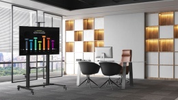 Stojak do Monitora Interaktywnego 55-110 cali Regulacja Wysokości KART-120 WYST