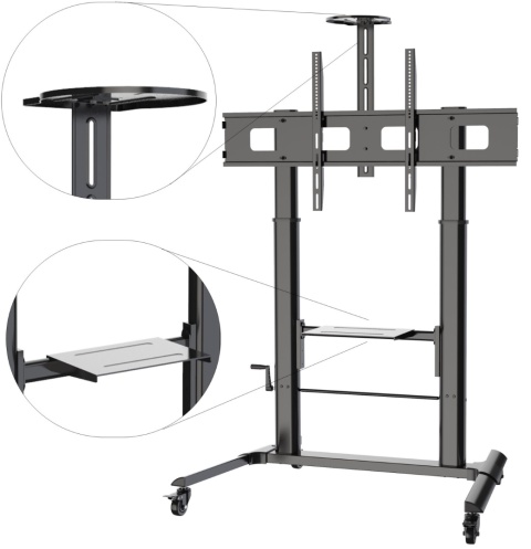 Stojak do Monitora Interaktywnego 55-110 cali Regulacja Wysokości KART-120 WYST