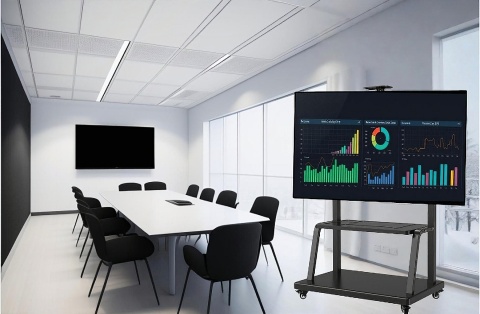 Stojak na Monitor Interaktywny lub Telewizor 60-120 cali 120kg KART-721 WYST Stojak na Monitor Interaktywny lub Telewizor 60-120 cali 120kg KART-721 WYST