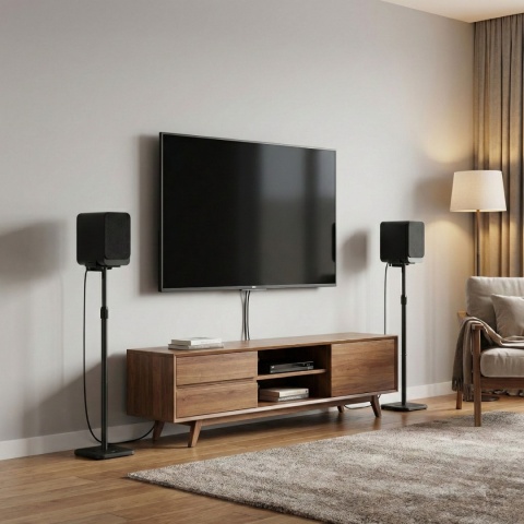 Stojak na głośnik podlogowy Uniwersalny 2szt do kolumn satelit regulacja